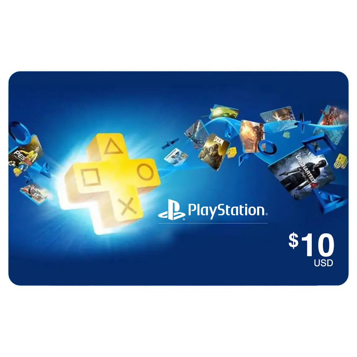 PlayStation Gift Card $10 (US) – Redeemable PSN Code for Games and DLC