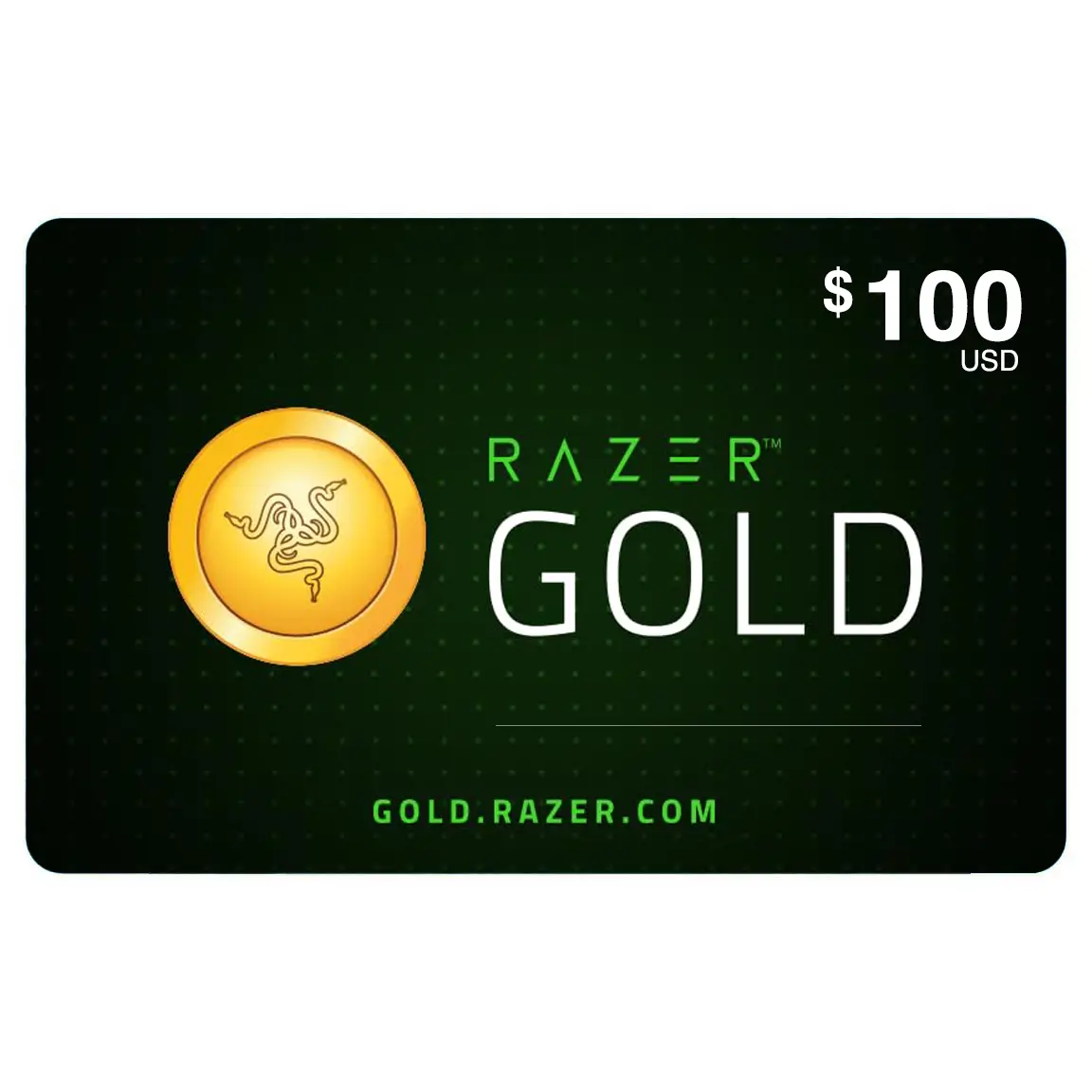 $100 Razer Gold Gift Card (US) - Enhance Your Gaming Experience