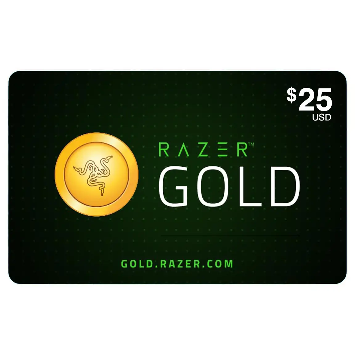 $25 Razer Gold Gift Card (US) - Enhance Your Gaming Experience