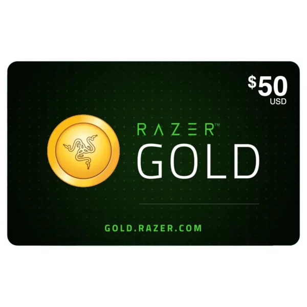 $50 Razer Gold Gift Card (US) - Enhance Your Gaming Experience